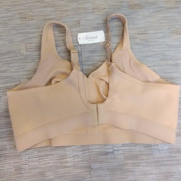 Soma Embraceable FC Wireless Unlined Tan Size 38D NWT - Picture 2 of 6